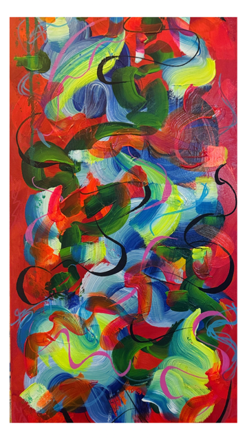 Sandra Oquendo, based in Puerto Rico, is a conceptual artist who paints through color and emotion, guided by intuition and movement. Her abstract canvases are bold and expressive, built through layering and gesture, with each piece becoming a space to pause, explore, and connect with what emerges.

She embraces openness and discovery in her process, allowing the work to unfold naturally. Prioritizing ideas and emotional experience over traditional form, Sandra invites viewers to engage with her paintings on multiple levels, fostering a dialogue between her inner world and the audience's imagination. Through her work, she encourages experiencing the world through feeling as much as sight, leaving moments of recognition that linger beyond words.