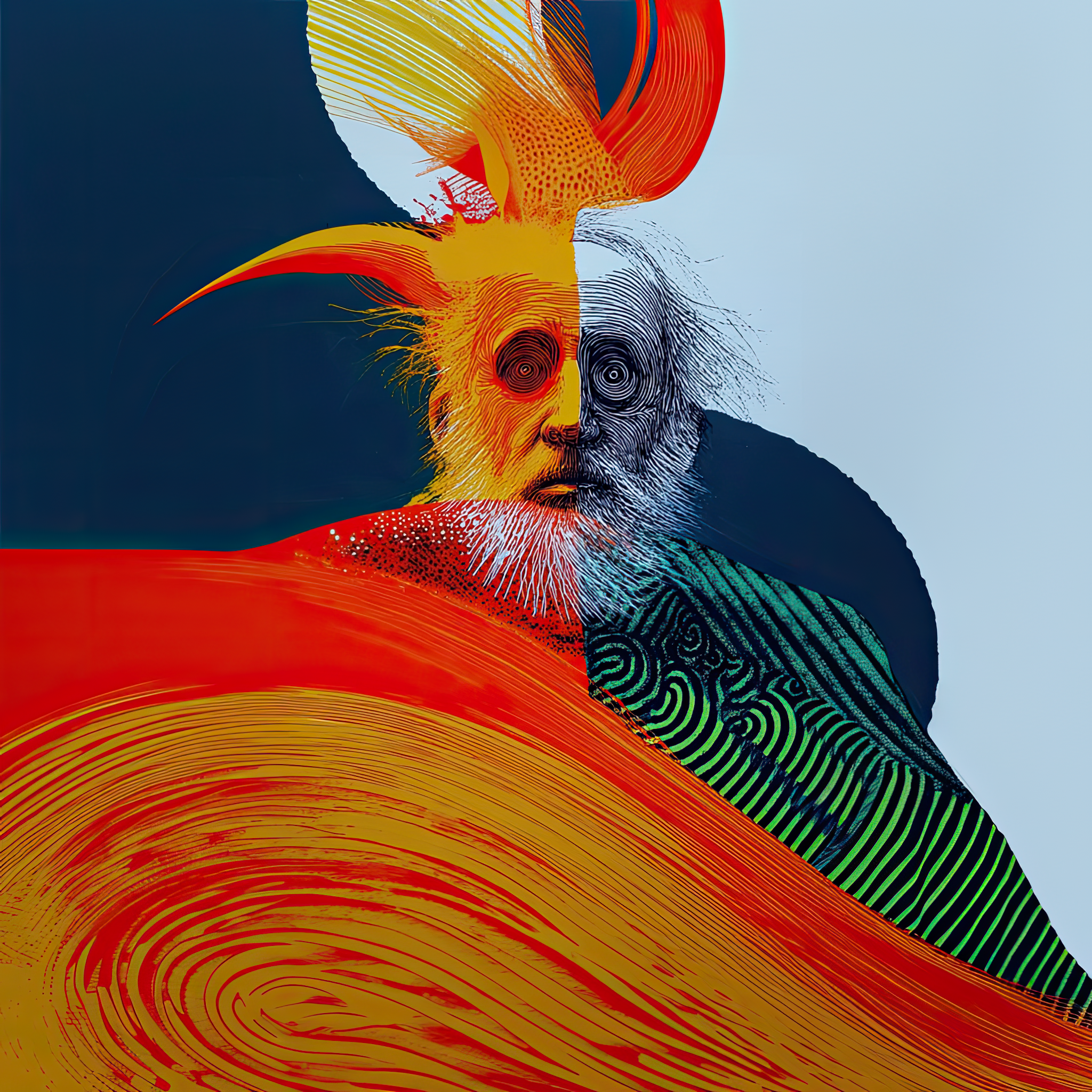 🎨 Pakostino – Fine Digital Artist, AI Creator & Music Alchemist 

I paint with pixels, sculpt with algorithms, and compose symphonies from code.
My artistic language blends the bold expressiveness of fine art with the infinite potential of digital tools and generative AI.
Each piece is a vivid moment – glitchy, emotional, and intentionally unpolished – a rebellion against perfection and a celebration of the surreal.

From hypnotic visuals to AI-driven music, I explore the edges of consciousness and creativity, crafting digital artifacts that feel strangely human.
This is more than art. It’s a playground of color, chaos, and coded soul.
Welcome to my world – where imagination uploads itself daily. 🚀