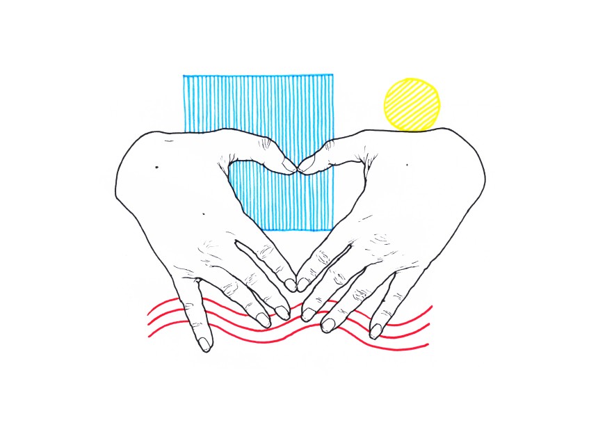 Heart in the sky, in the sun and on earth