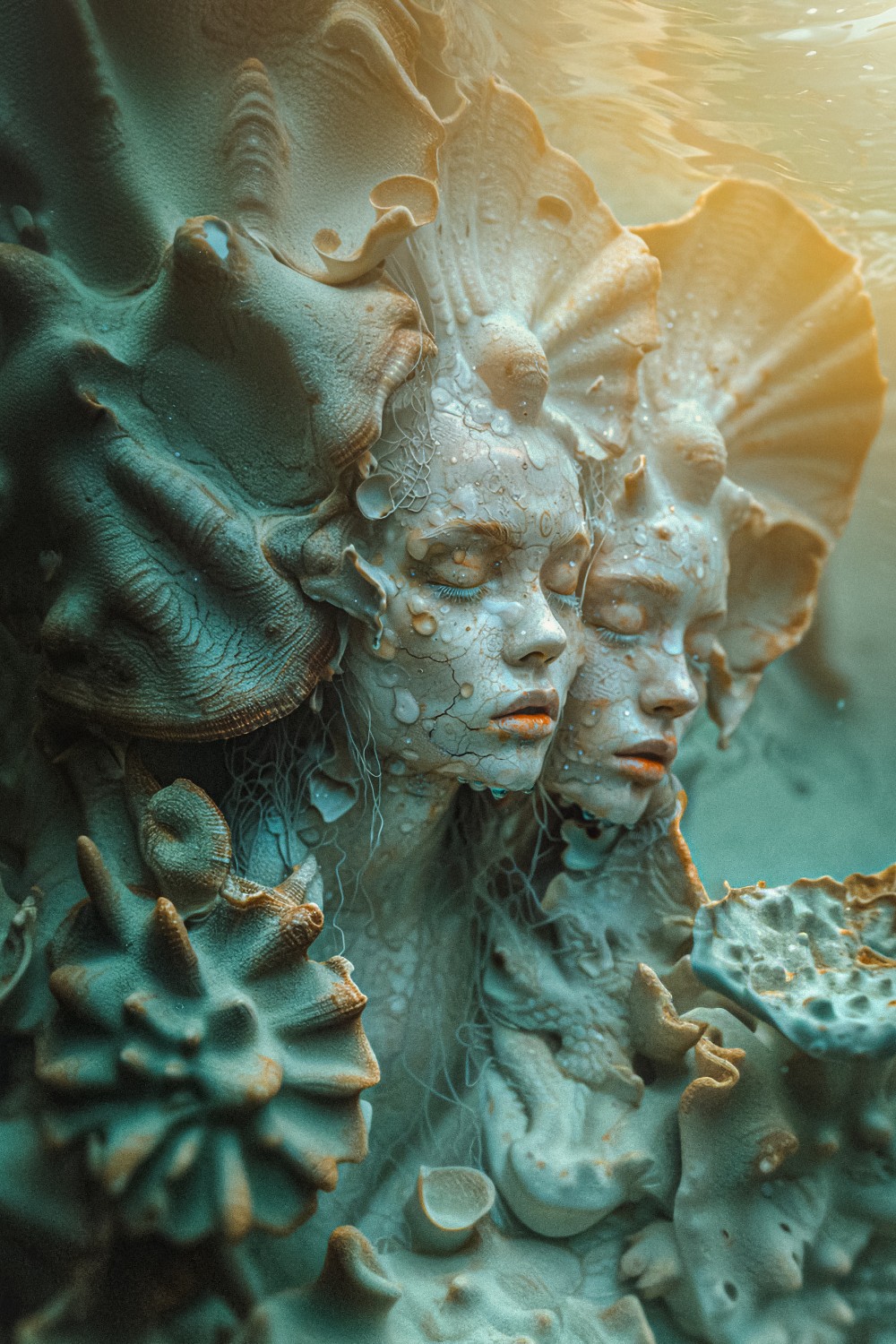 From depths unknown, they rise and gleam,
woven light and shadowed dream.
Soft as dawn yet dark as fate,
a song to love, a call too late.

Tides will turn, their voices break,
peace and peril—Siren Wake.