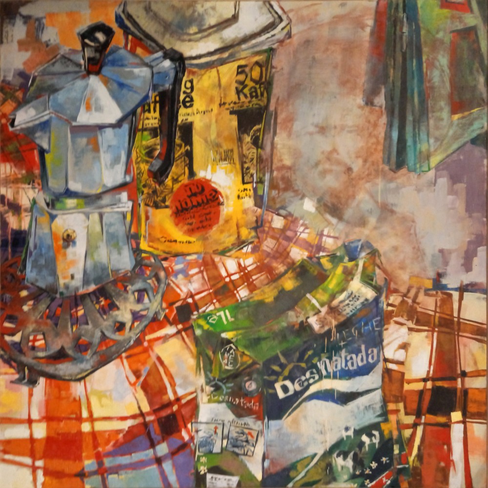 2010, oil on canvas, 130 X 130 cm.