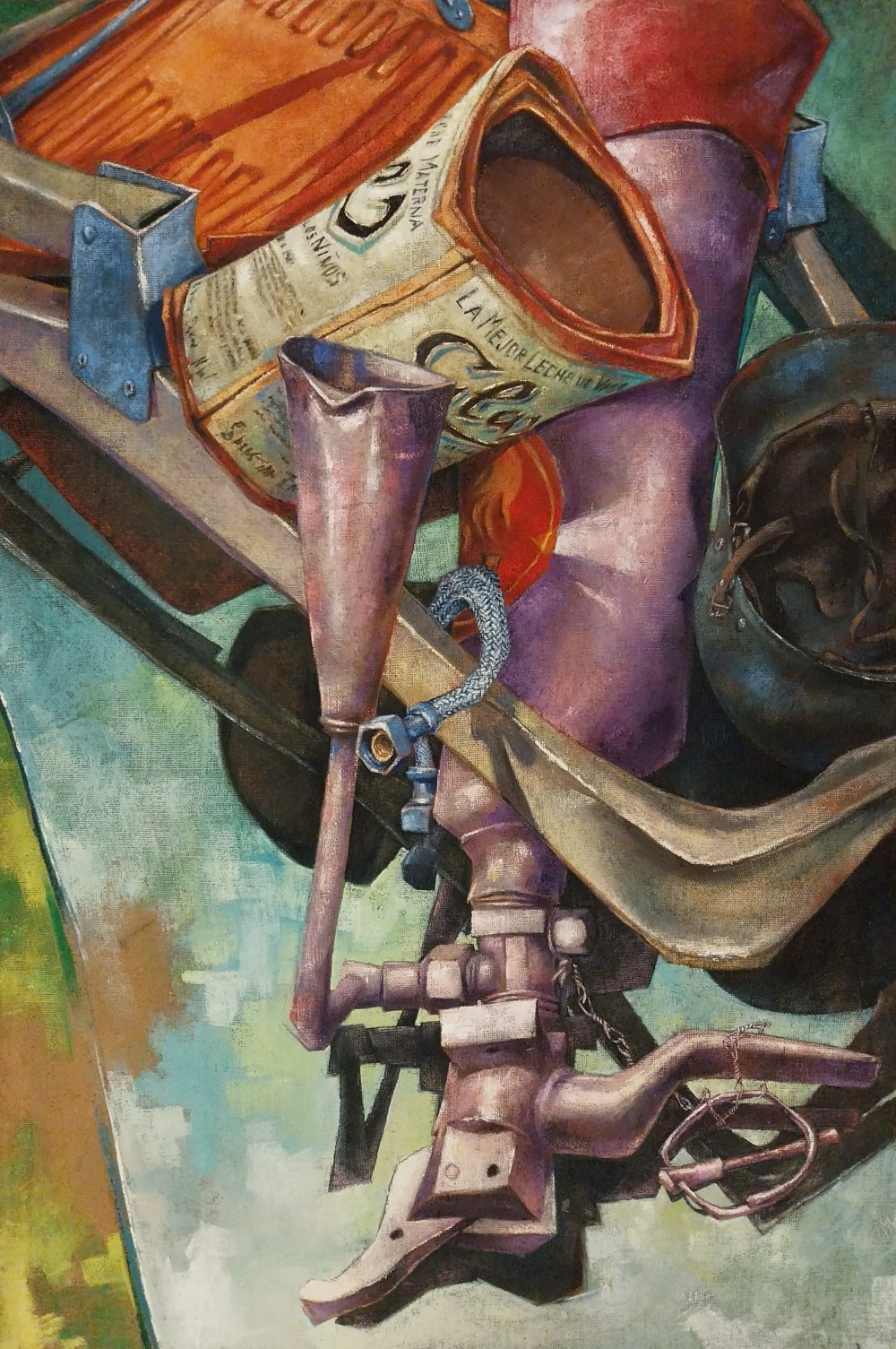 2023, oil on burlap, 146 X 97 cm