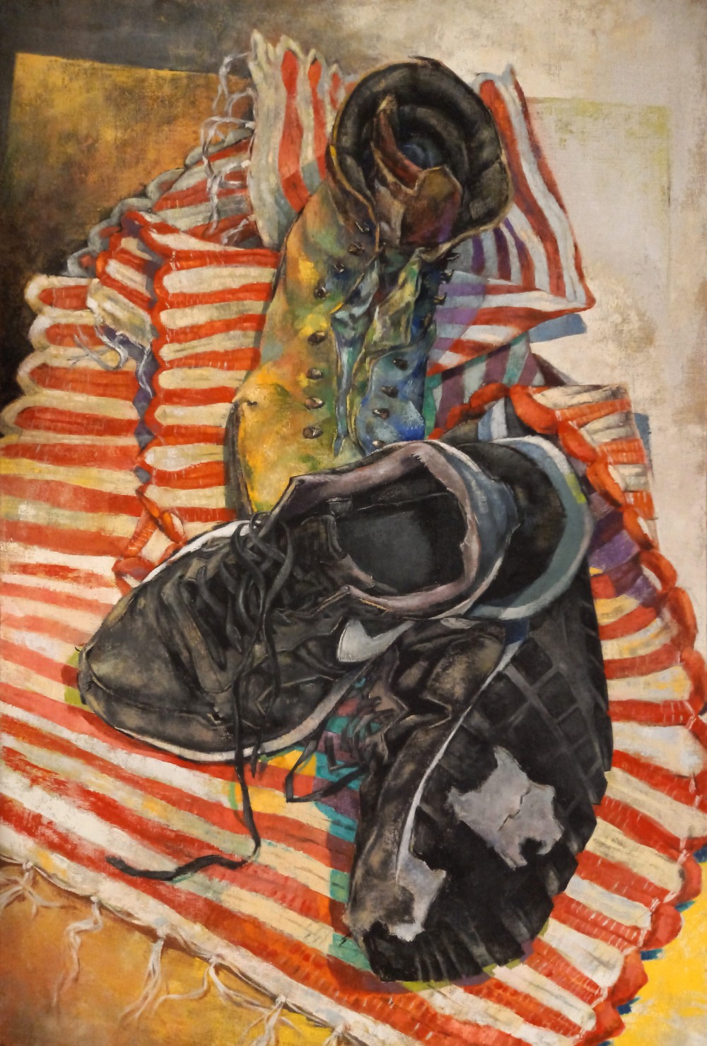 2020, oil on burlap, 146 X 97 cm