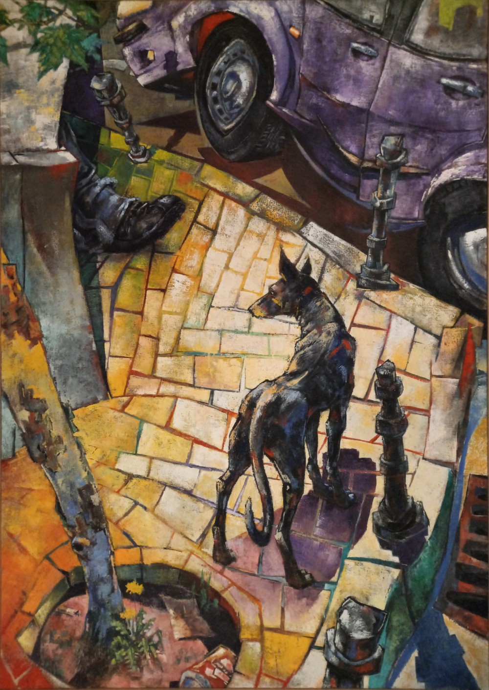 2010, oil on jute, 162 x 114 cm.