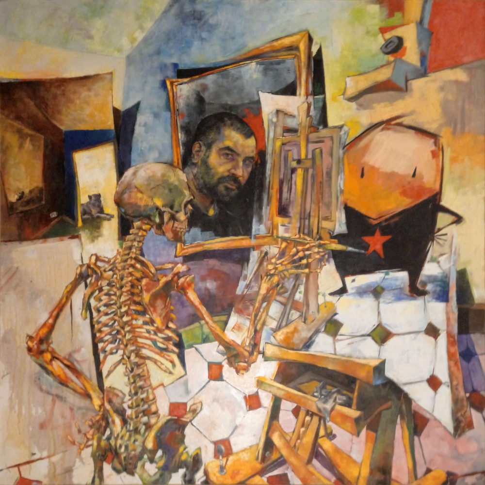 2010, oil on canvas, 130 X 130 cm.