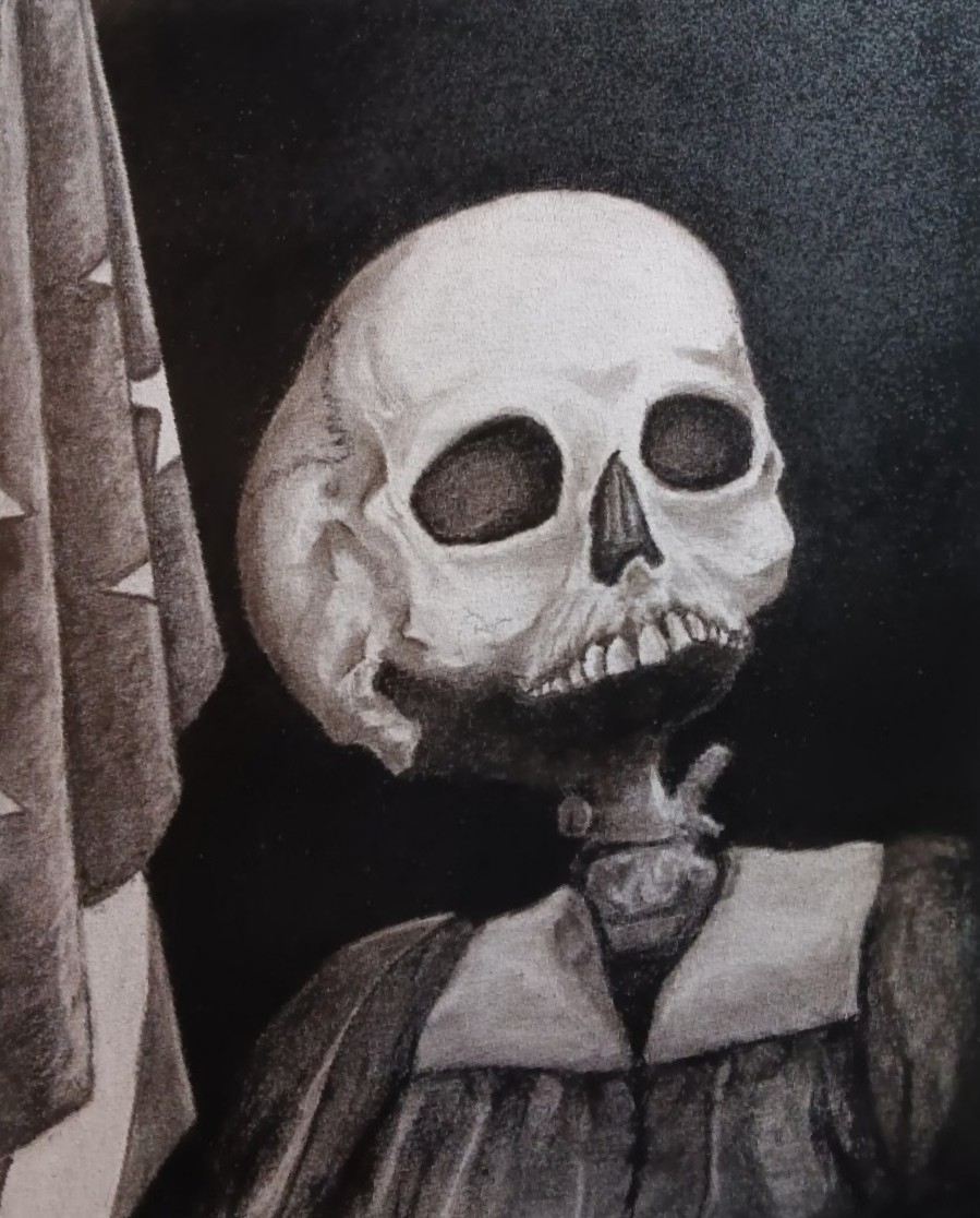 Charcoal on canvas
51 cm x 41 cm
2024