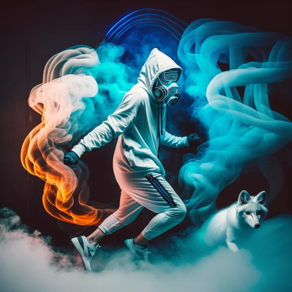 Channel your light and passion into all that you do and burn at your brightest. No mundane exists here. This digital art was created through a mashup of Photoshopping on Gimp, Midjourney, Stable Fusion and Dall-E as part of the Qi Force collection.