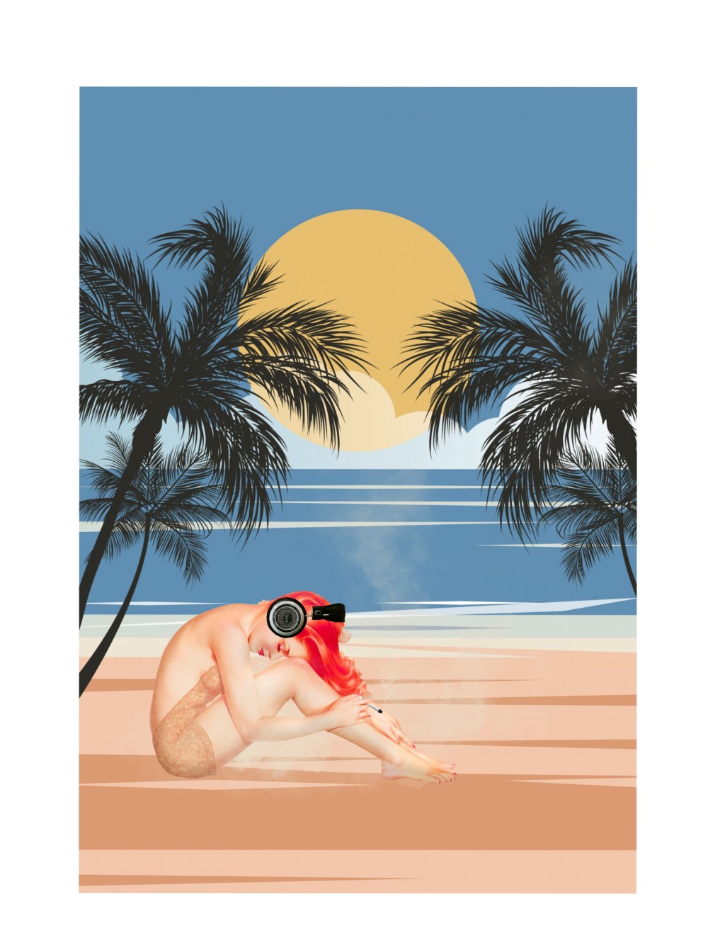 Collage resourced from public domain images created on procreate. 8-2025