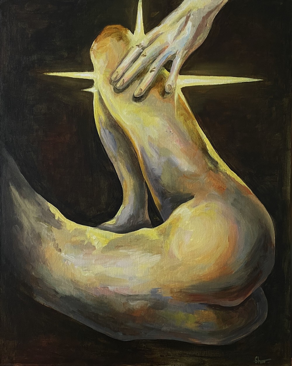 50.8 x 40.6 cm
Acrylic on canvas - Framed
370