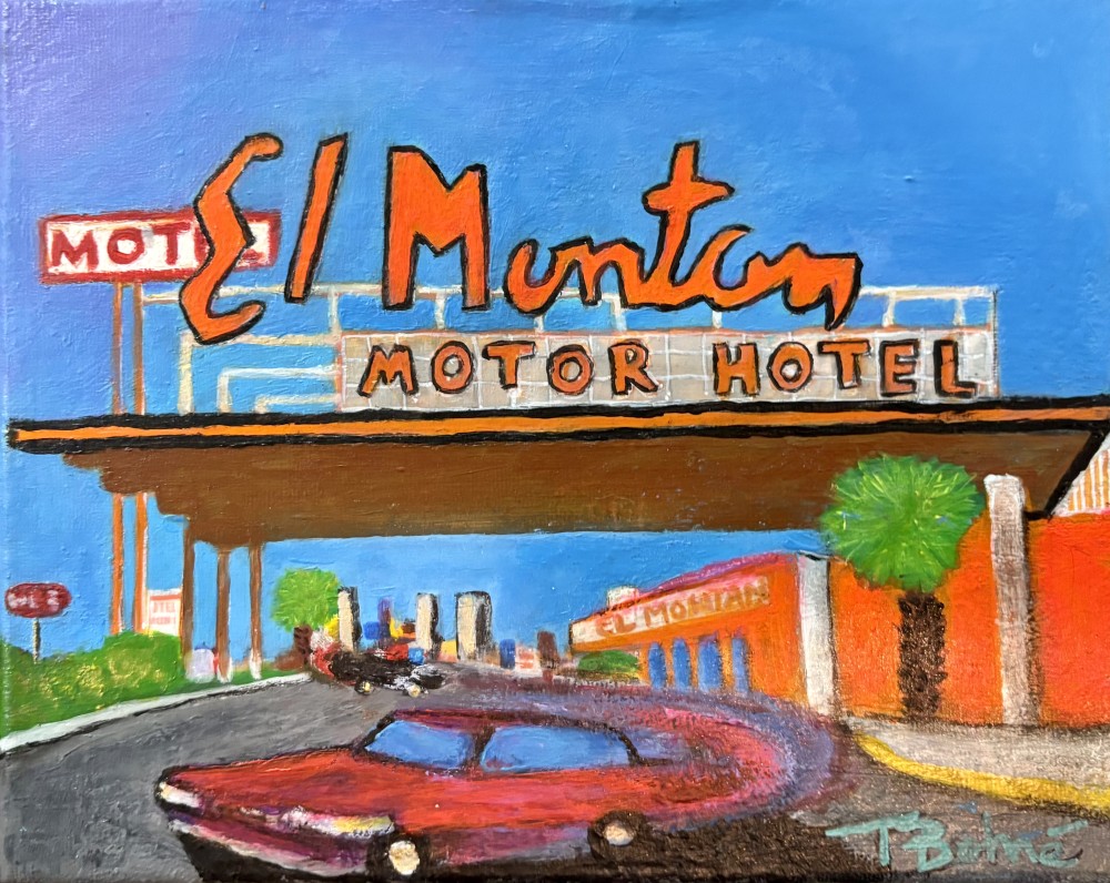 8”x10” acrylic on canvas in frame