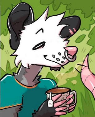 Based in NYC, Scaver is an independent queer artist that primarily focuses on the natural world, adult themes, and cartooning. He primarily works with recycled materials, and is best known from his extremely popular on-the-spot cardboard trash badges. He is also very hungry, and very tired. 

Has previously vended at:
Furpoc'23-24, ANE'24-25, GSFTW'24, AC'24-25, & Eufuria'24-25