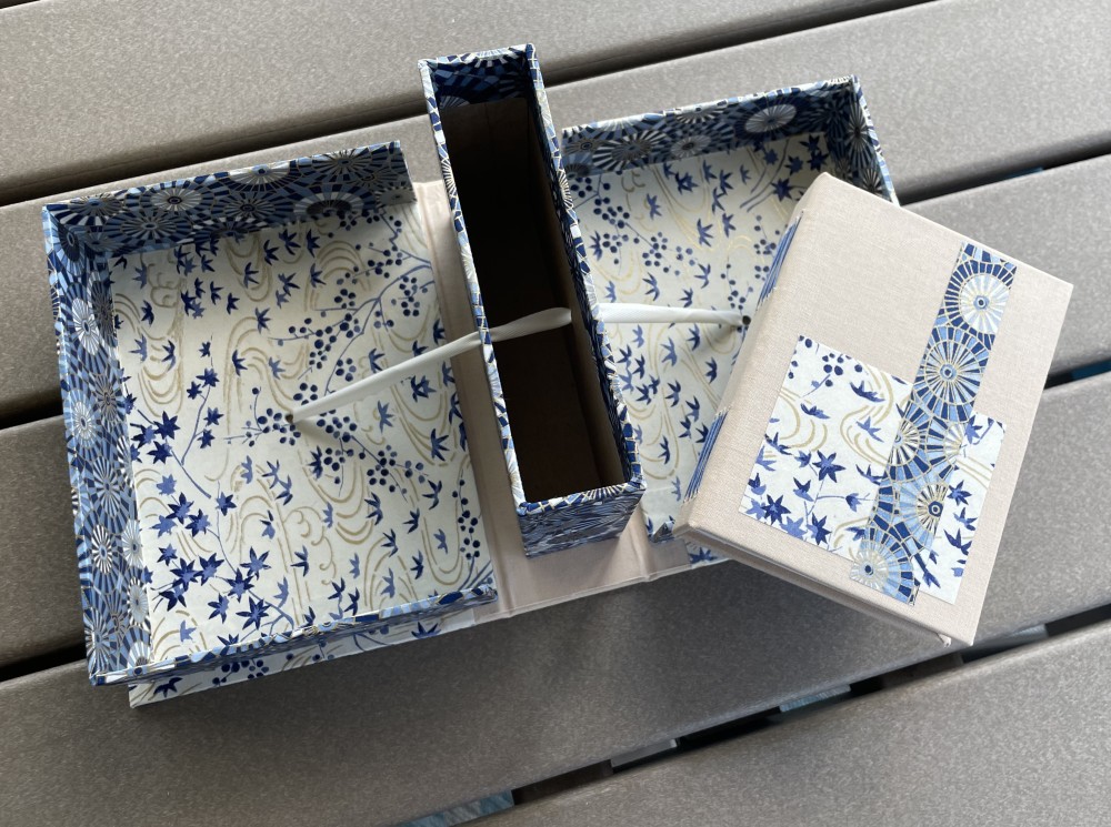 Here's the box with the book removed. This was very fun to make!