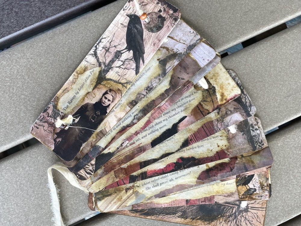 This is a palm leaf binding, as taught by Jack Ravi in The Handmade Bookclub. I decided the structure would be perfect to showcase the poem.