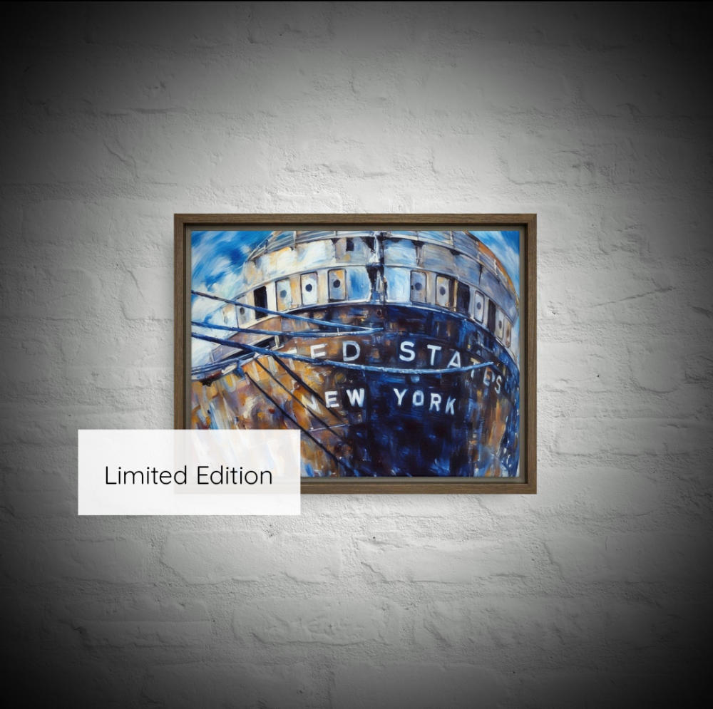 SS United States x ADRIENNE ART :: Limited Edition Framed Prints on Paper and Canvas :: Signed & Numbered :: Certificate of Authenticity :: Special Affordable Pricing :: 

Only 30 Will Be Crafted • Pre Order for Fall 2025 • Available Soon

** Purchased Art Will NOT Be Watermarked **

Copyright ©️ 2025-2026 All Rights Reserved
