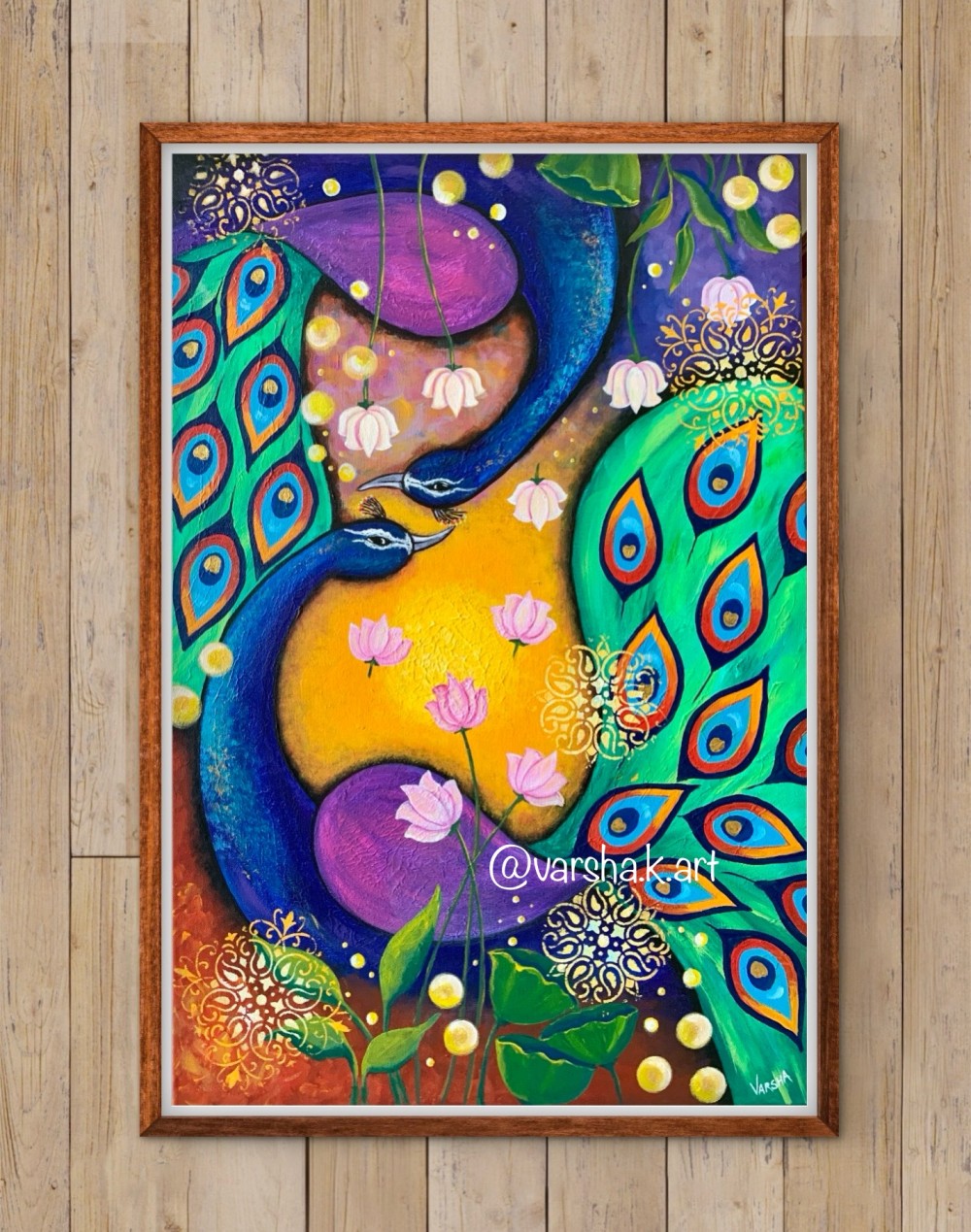 Acrylics on 60cm x 90cm canvas