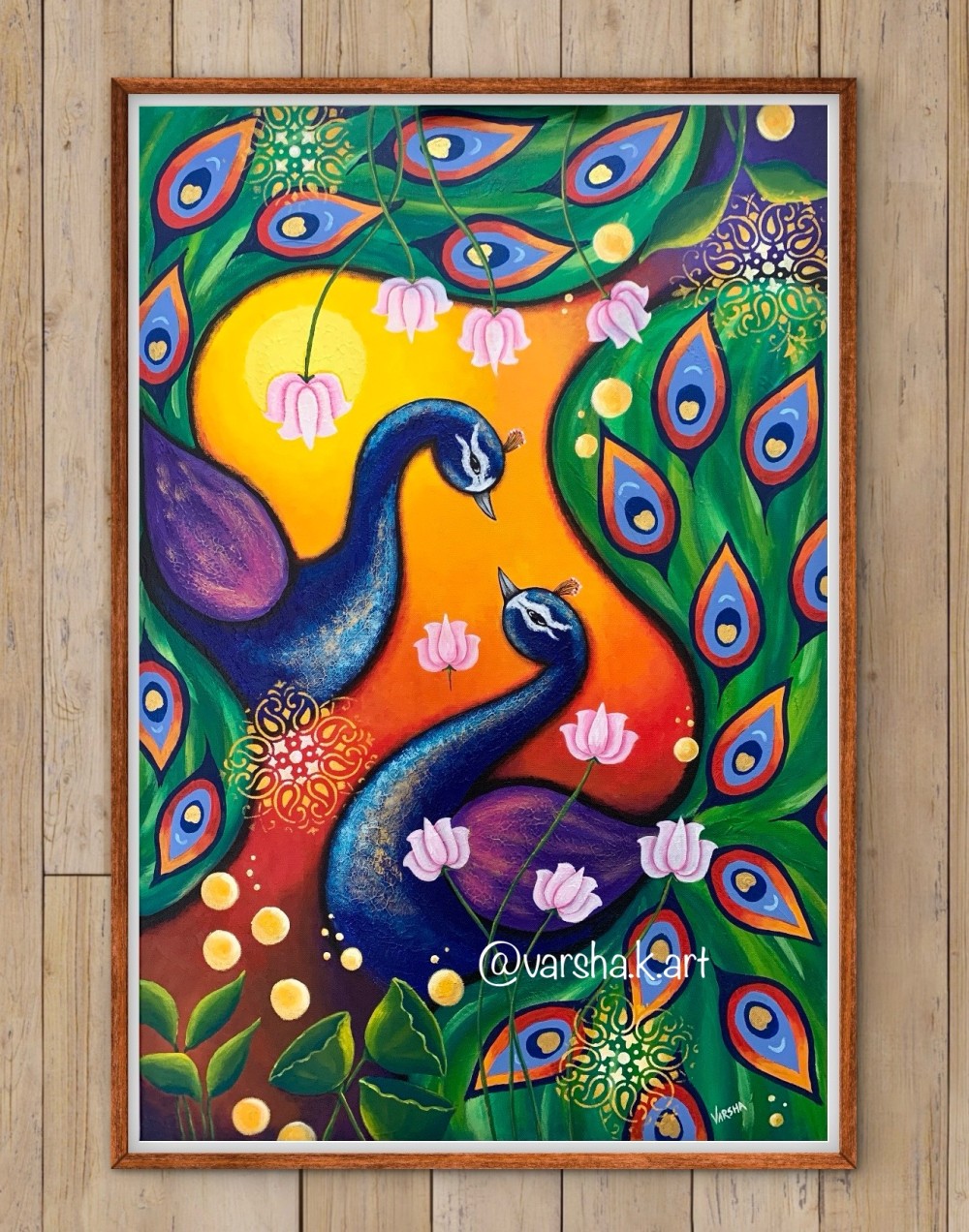 Acrylics on 60cm x 90cm canvas