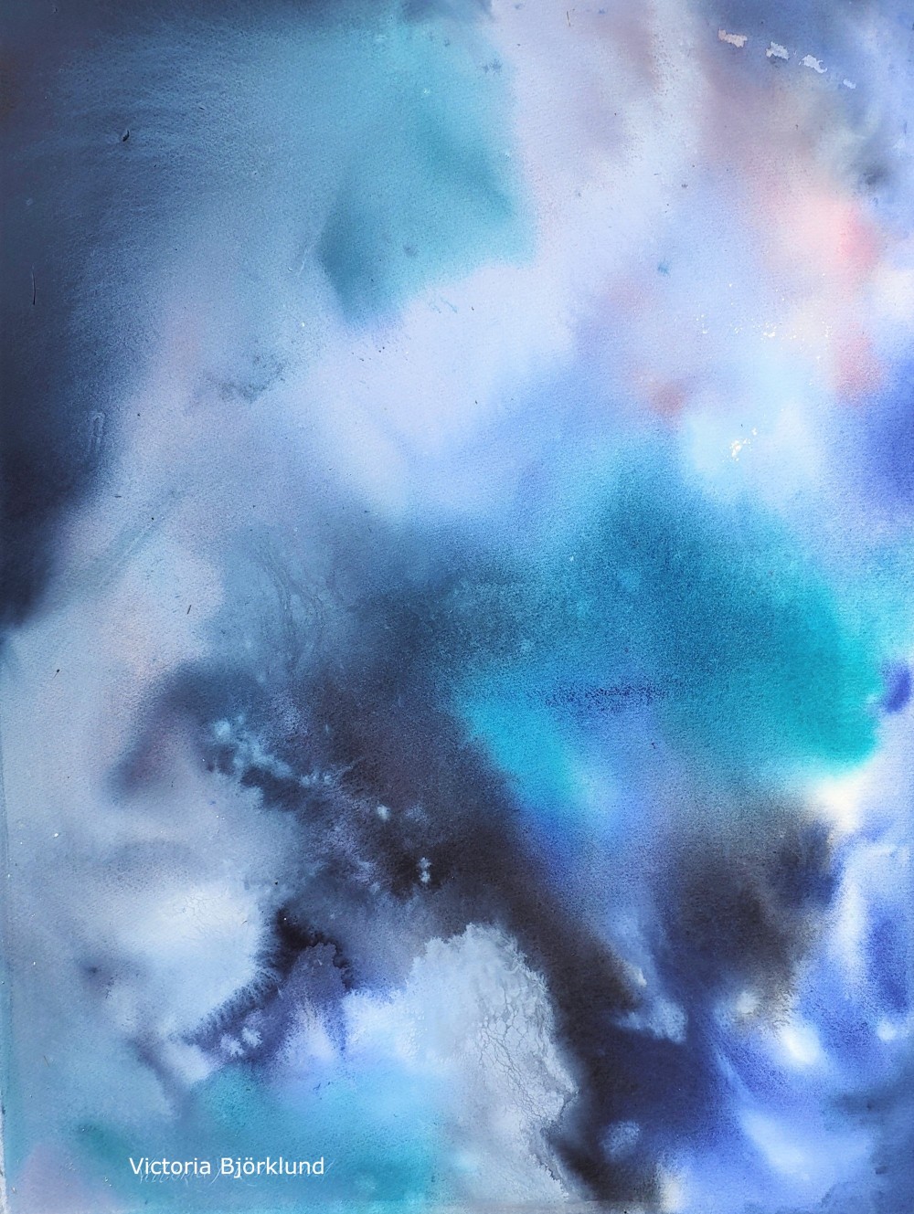 "Soul of The storm", watercolour 56x76 cm, 2021