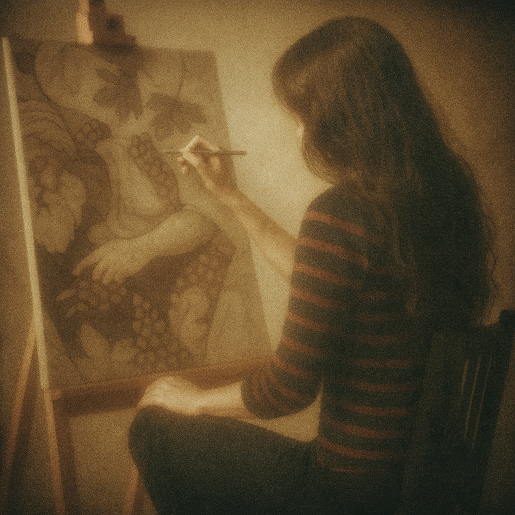 WineInk is a distinctive creative practice that merges the chemical richness of nature with the expressive power of art.
The brand was born from the idea of redefining natural ink — derived from the pigments of wine itself — within the context of artistic creation.
Each artwork carries the traces of a specific grape variety, vintage, soil, and oxidation process; therefore, every piece possesses a unique color memory.
WineInk’s artistic approach unites the precision of science with the grace of traditional craftsmanship. From the preparation of the pigment to the drying process, every stage is shaped by nature’s patience and the quiet transformation of time.
In this way, WineInk makes the aging process of a material visible — transforming color change from a mere chemical reaction into a living cycle.