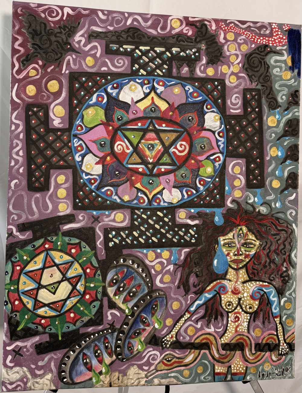 The mathematical fractions of energy are embodied by the Mahavidya Dhumavati, the personification of the Void and of Samsara itself revealing the alchemical process of transmuting Samsara by plunging into the depths of the Void’s energy.