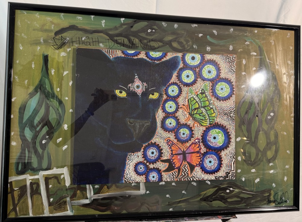 A surrealistic expression of deep trance evoking deep artistic language and metamorphosis