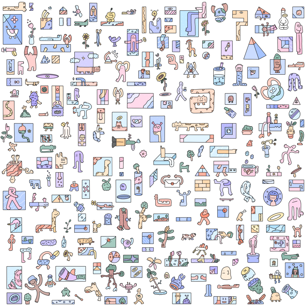 This drawing is a quiet letter for someone who knows it was made for them

Some feelings are difficult to say out loud, so I chose to place them here inside the lines, the shapes, and the silence between them