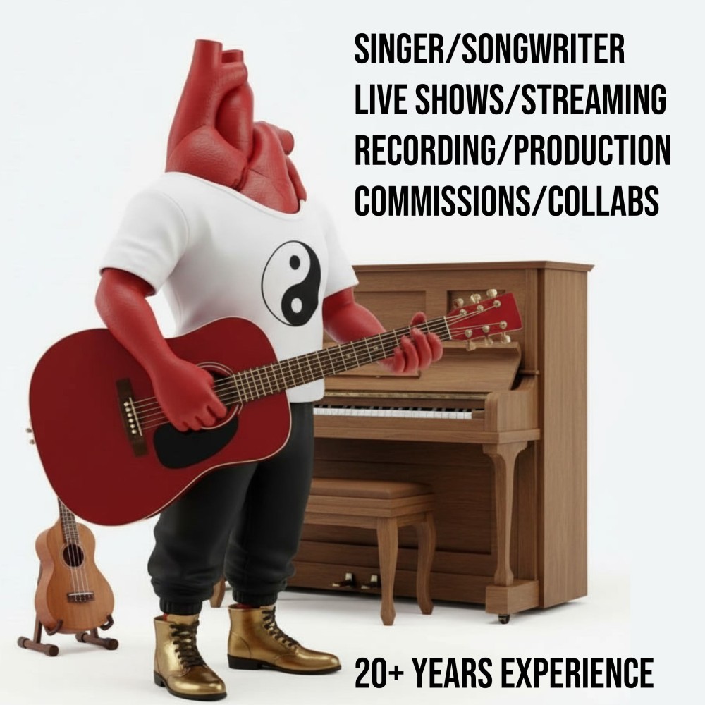 The core motivator for everything I do is my longing to write songs about the most important things to all of us and sing them for those who want to listen. For as long as I can remember, I have believed that music has a greater power over humans than any other artform, and this is why I feel a responsibility to contribute intentional, heartstrong, and (hopefully) timeless songs to the story of humanity by any means necessary while I am here in this lifetime. 

My lifelong catalogue of original songs is currently being compiled and structured for a unique set of releases that is only possible as an independent artist and songwriter. 

The songs in their most basic form, me playing an instrument and singing them. These are recorded and available as a playlist on YouTube and a curation OBJKT, with more methods to stream and download soon.

I will release recordings of these songs in many forms. AI derivative "covers" to spread the lyrics within many styles.

Live shows once we grow.