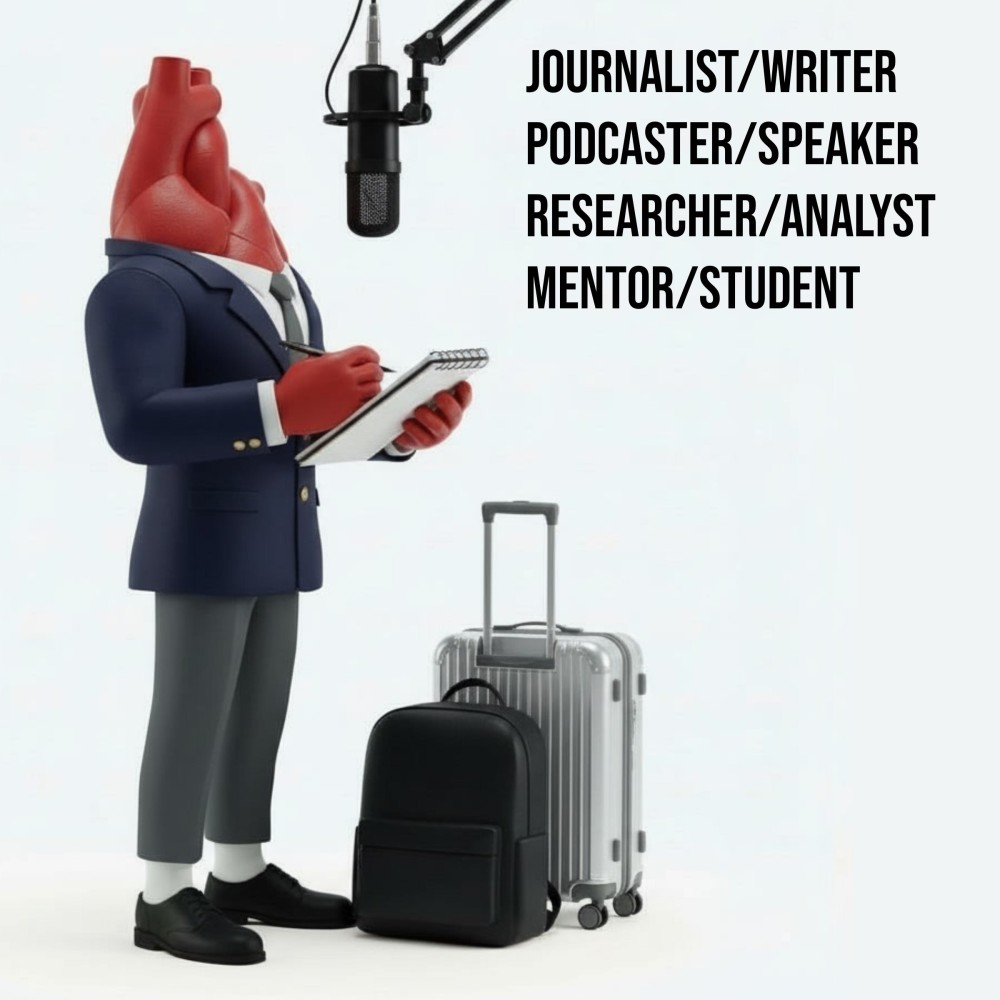 Communication has always been central to how I move through the world. At a very early age, a teacher told me I had a speaking voice, a small moment that stayed with me. That awareness grew into a love for language, first through songwriting and eventually through writing. Composing words became a way to understand people, emotion, and meaning.

My curiosity about life, culture, and technology led me toward journalism. I enjoy learning deeply and translating what I discover into stories others can connect with. This path led to my first professional journalism role as a freelance writer with Tezos Commons, covering art and culture on Tezos.

Alongside writing, I host a weekly X Space with Tezos Commons, where artists on Tezos are interviewed, and their art is spotlighted. 

Between hosting discussions, writing, and time spent on stages through music, I see this branch of my work expanding into future opportunities that value thoughtful podcast-style spaces that strengthen communities.